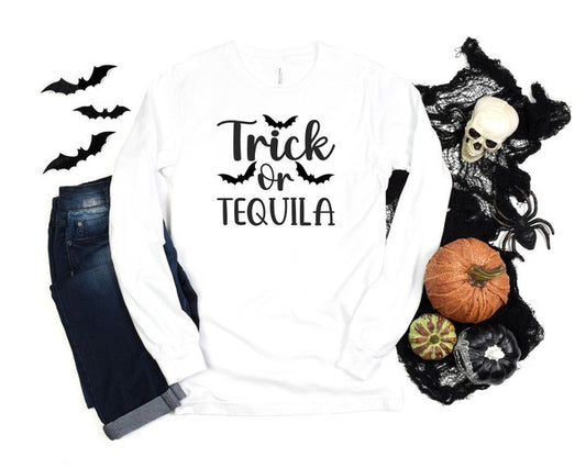 Trick or Tequila Long Sleeve Tee